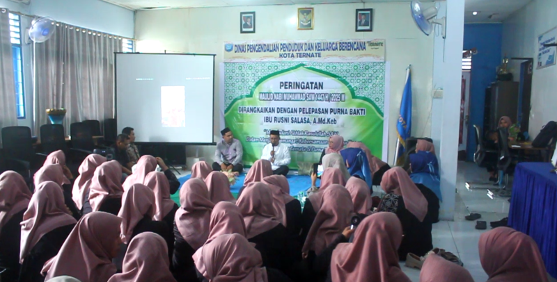 DPPKB Kota Ternate Gelar Maulid Nabi Muhammad SAW, Rajman: Momentum Rawat Persaudaraan